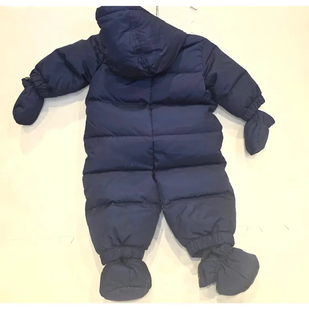 NWOT Baby Gap navy zip up winter snow‎ suite sz 0-6 mo